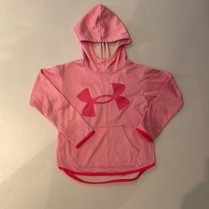 Under Armour Pink Girls Hoodie Size 6x